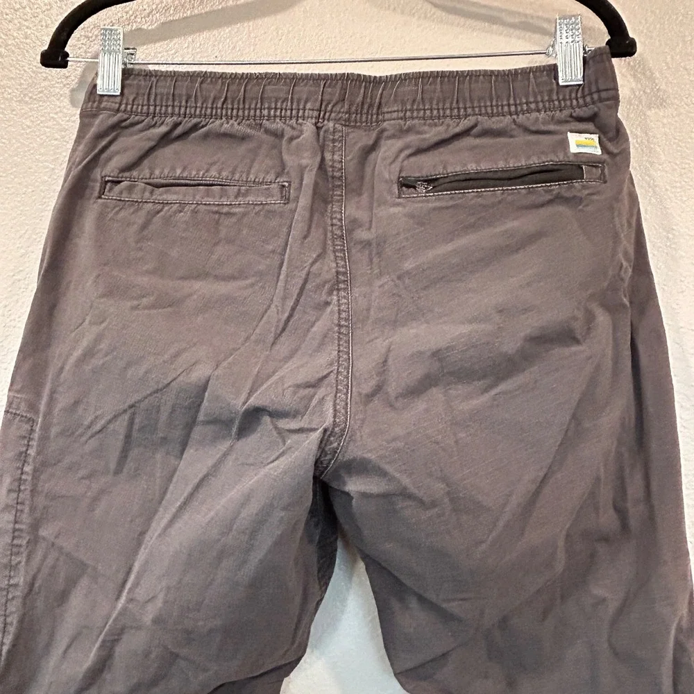Vuori Ripstop Climber Pants Mens Small Charcoal Grey Slim Tapered V412